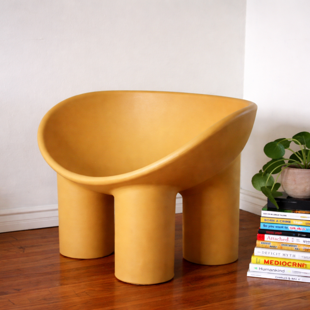 Sculpted Cylinder Chair