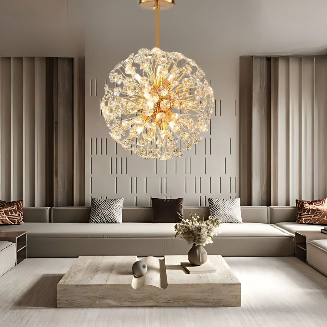 Crystal Burst Chandelier