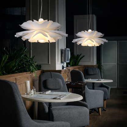 Modern Floral Acrylic Pendant Light