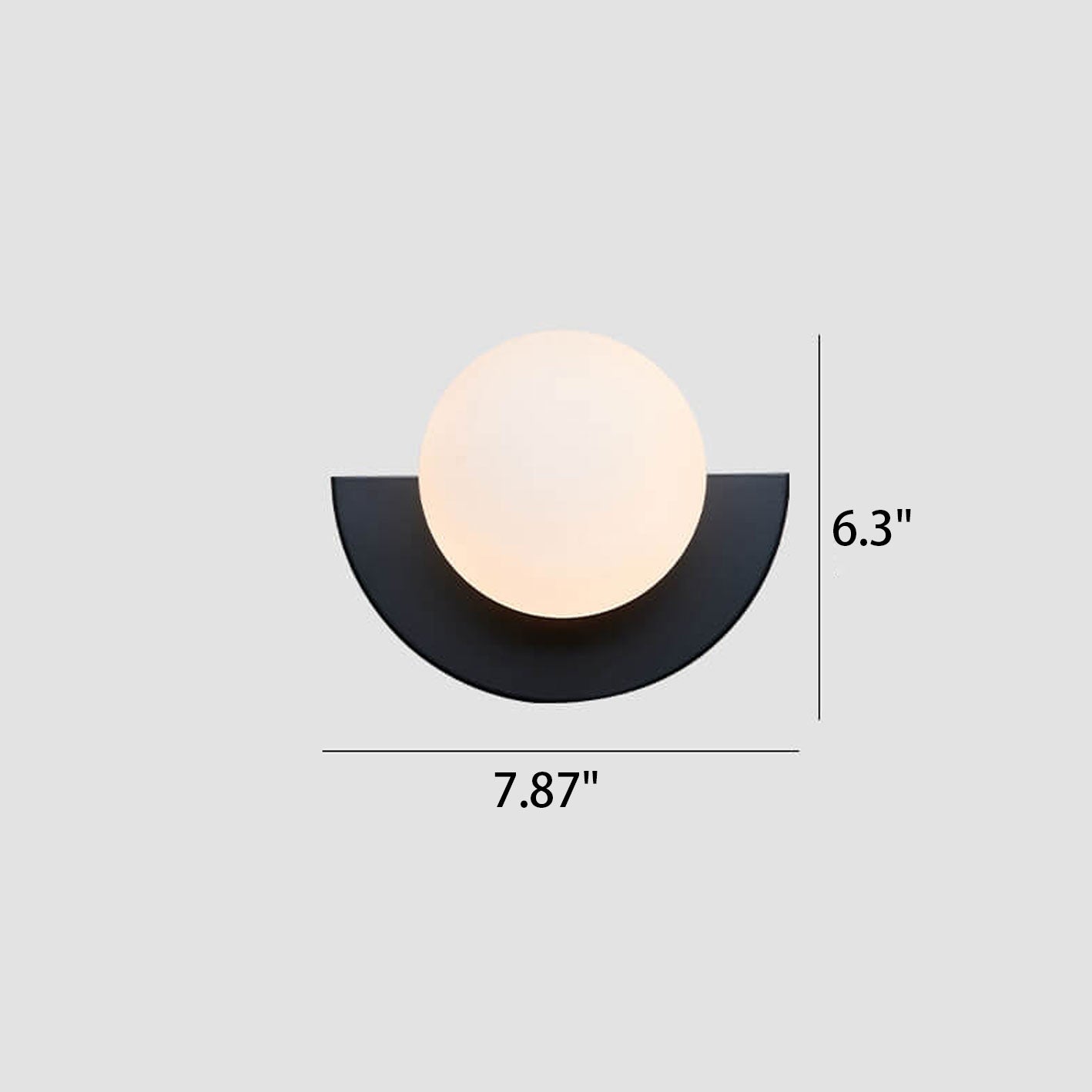 Color Pop Globe Wall Sconce Light