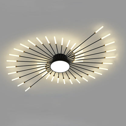 WOMO Firework Sunburst Flush Mount Ceiling Light-WM1001