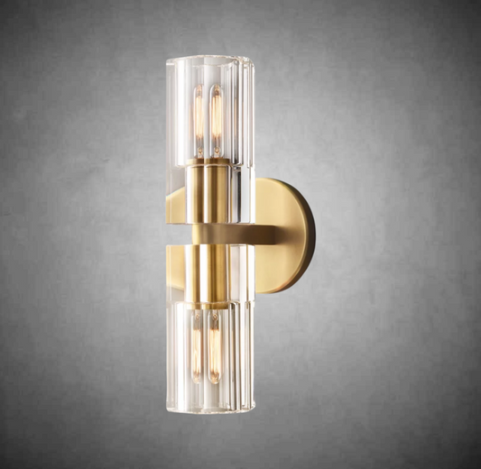 Linear Crystal Wall Sconce