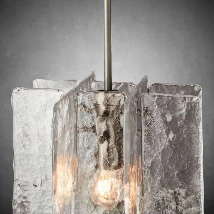 Textured Glass Pendant Light