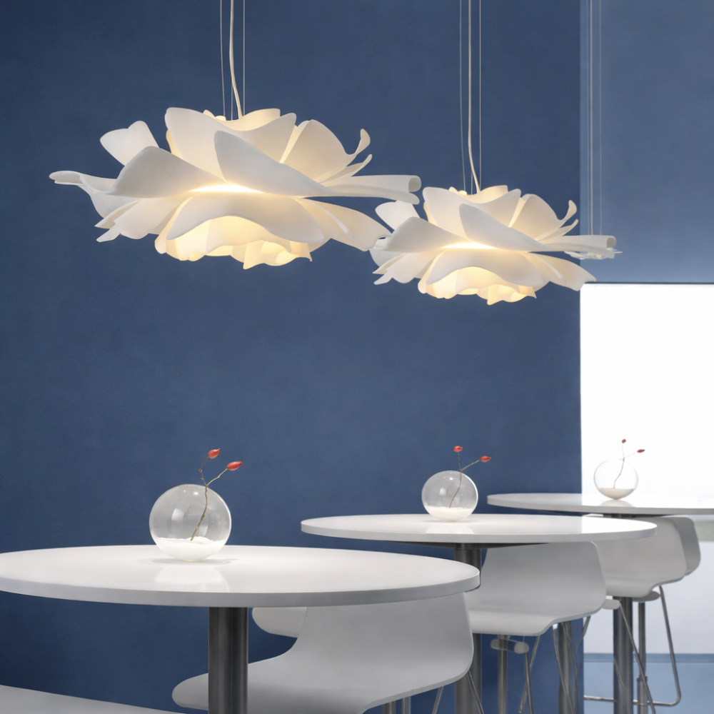 Modern Floral Acrylic Pendant Light