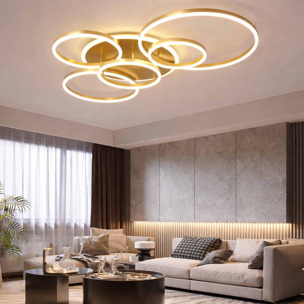 Modern Ring LED Flush Mount Ceiling Light