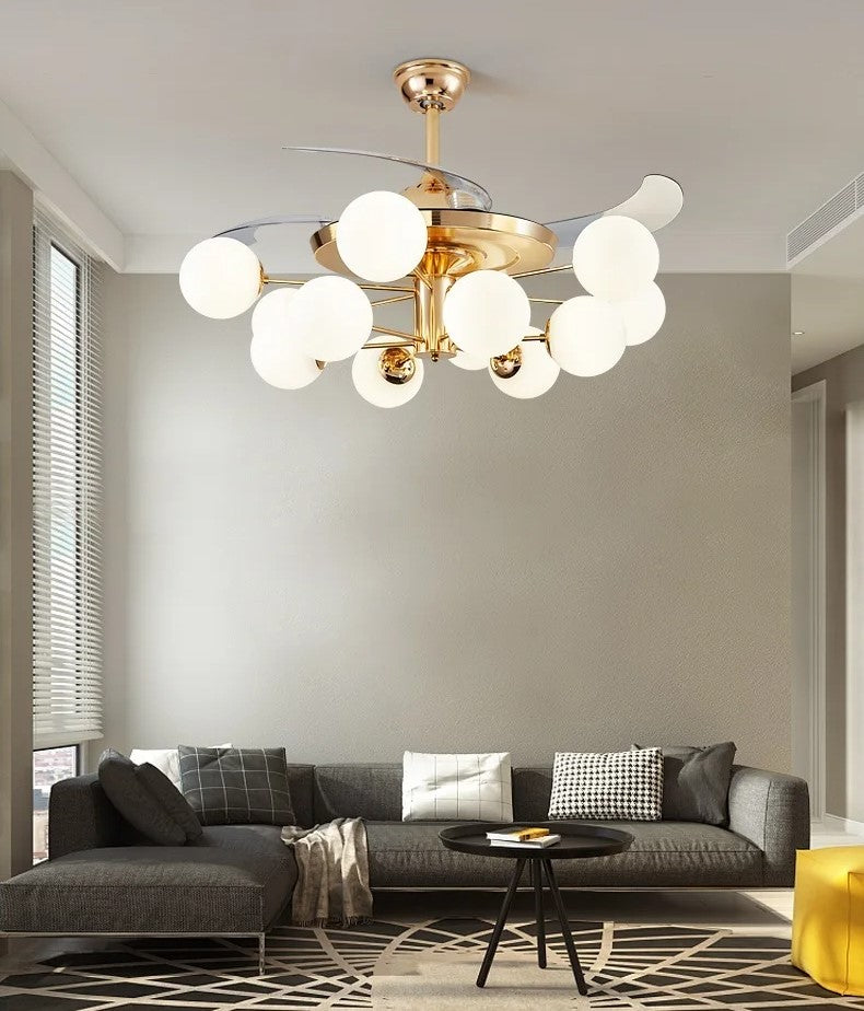 LED Chandelier Ceiling Fan