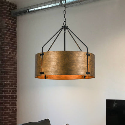 Ruston Industrial Drum Pendant Light
