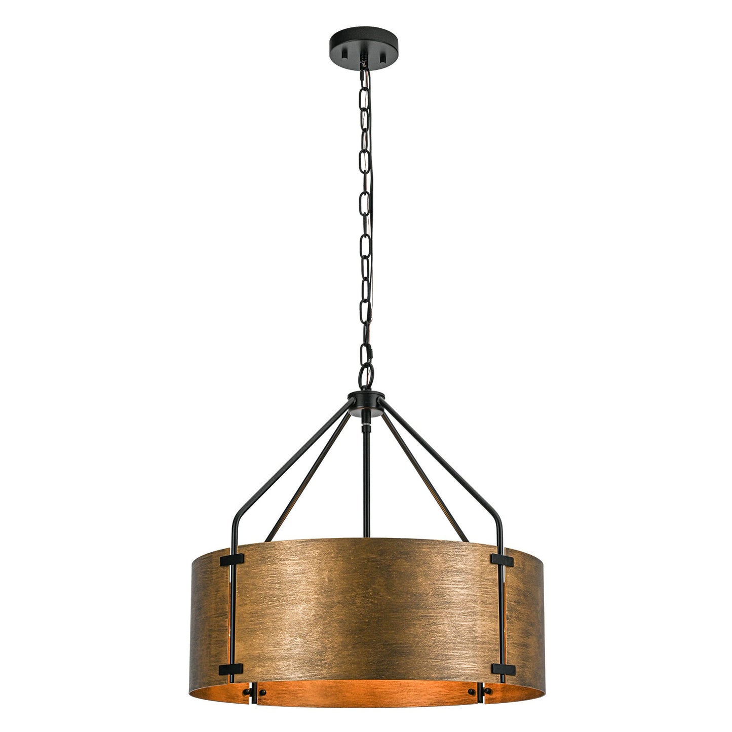 Ruston Industrial Drum Pendant Light