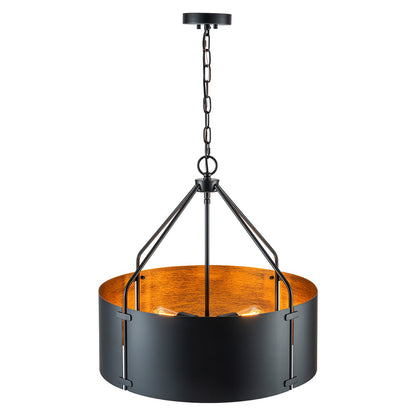 Ruston Industrial Drum Pendant Light