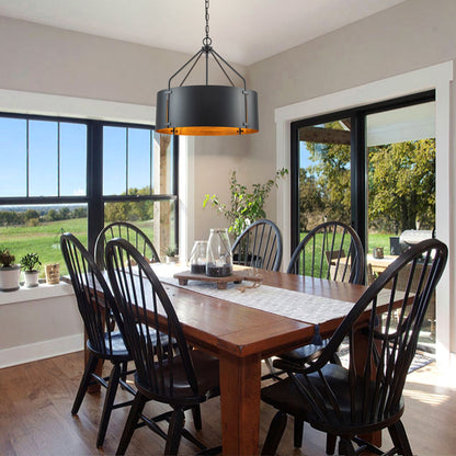 Ruston Industrial Drum Pendant Light