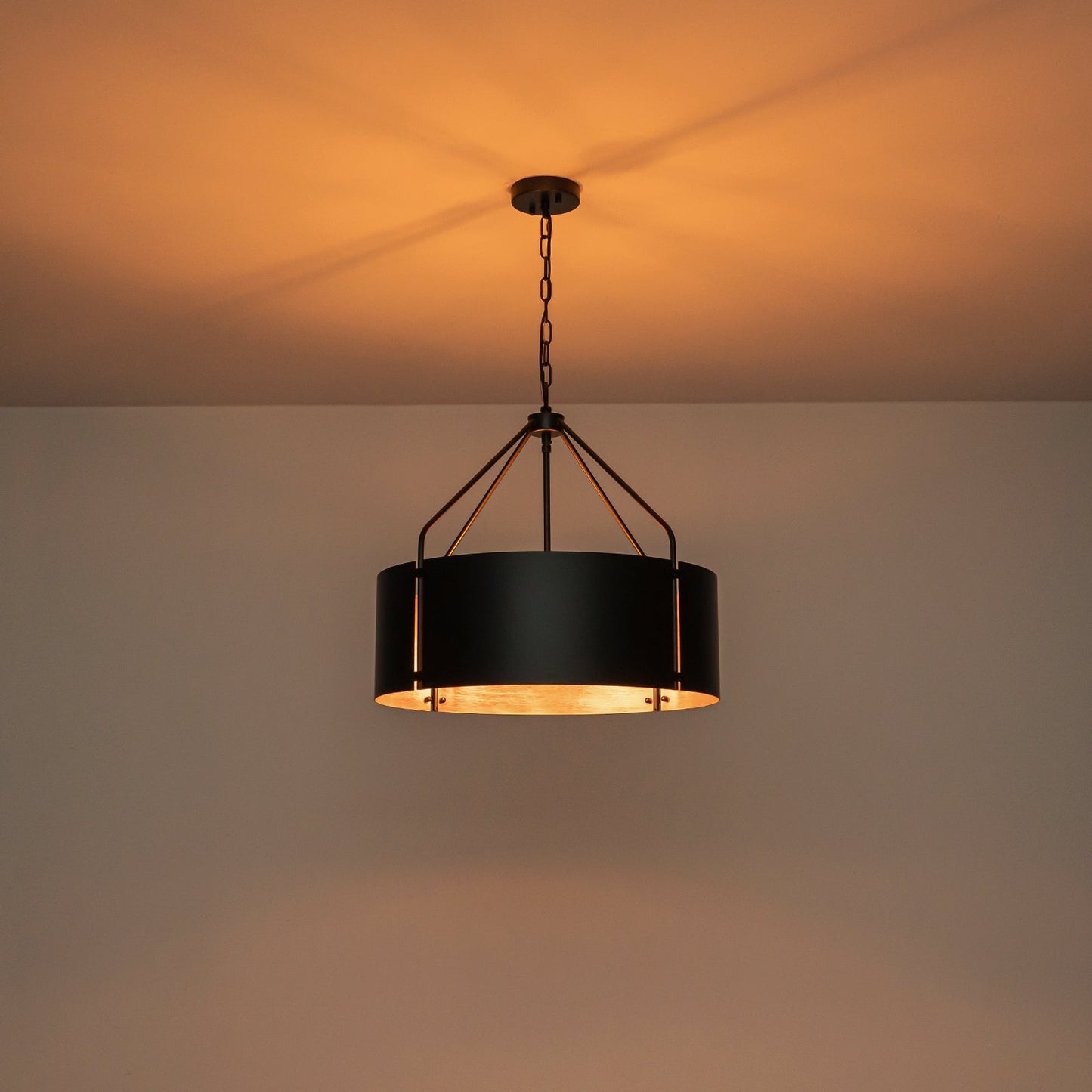 Ruston Industrial Drum Pendant Light