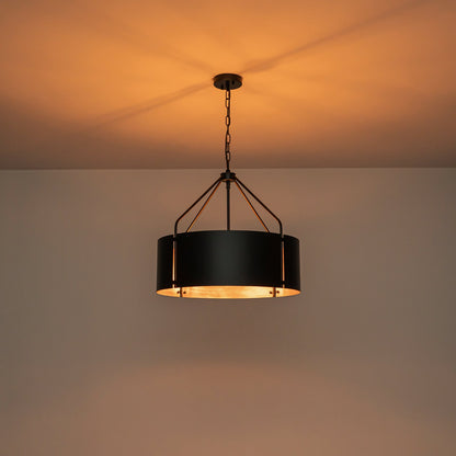 Ruston Industrial Drum Pendant Light