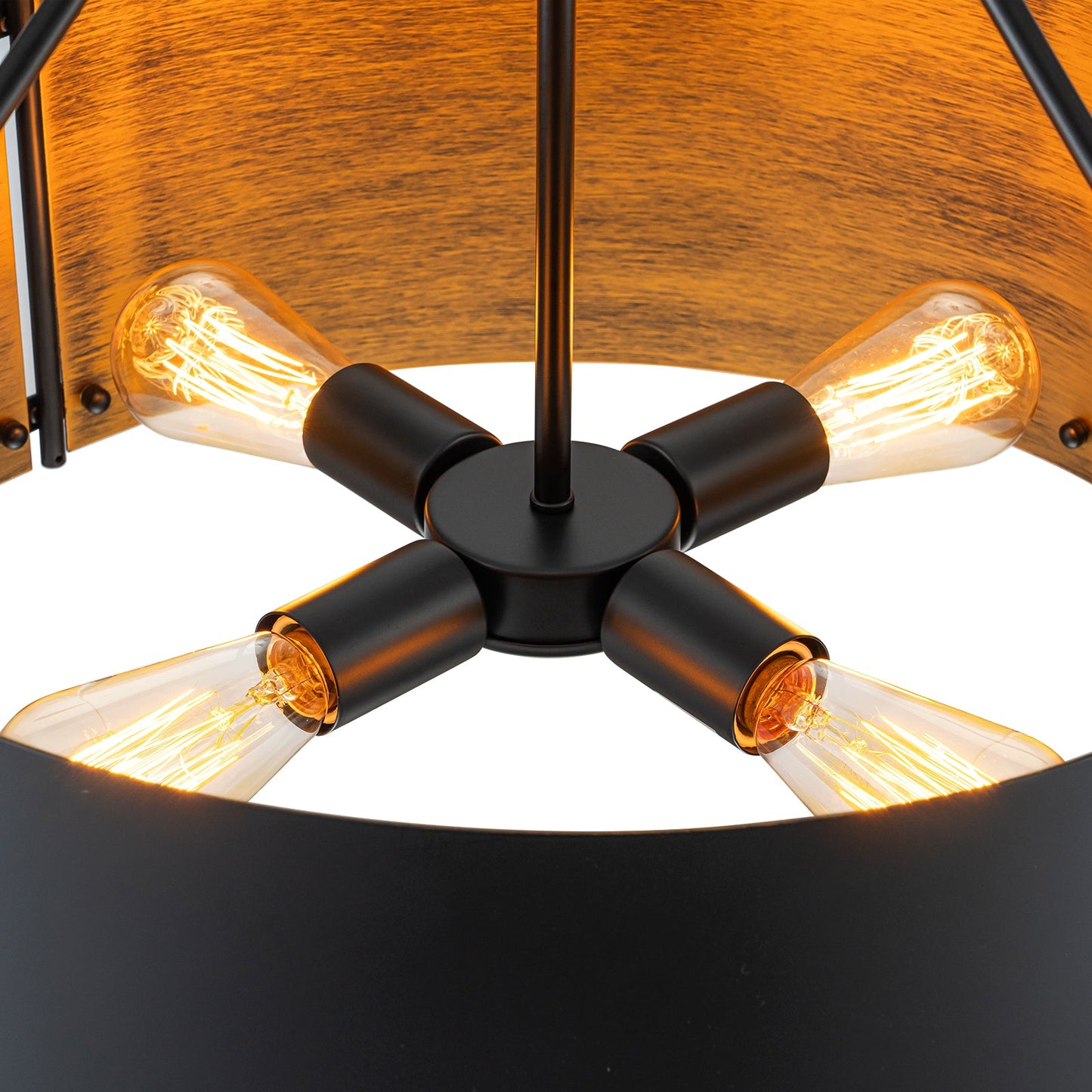 Ruston Industrial Drum Pendant Light