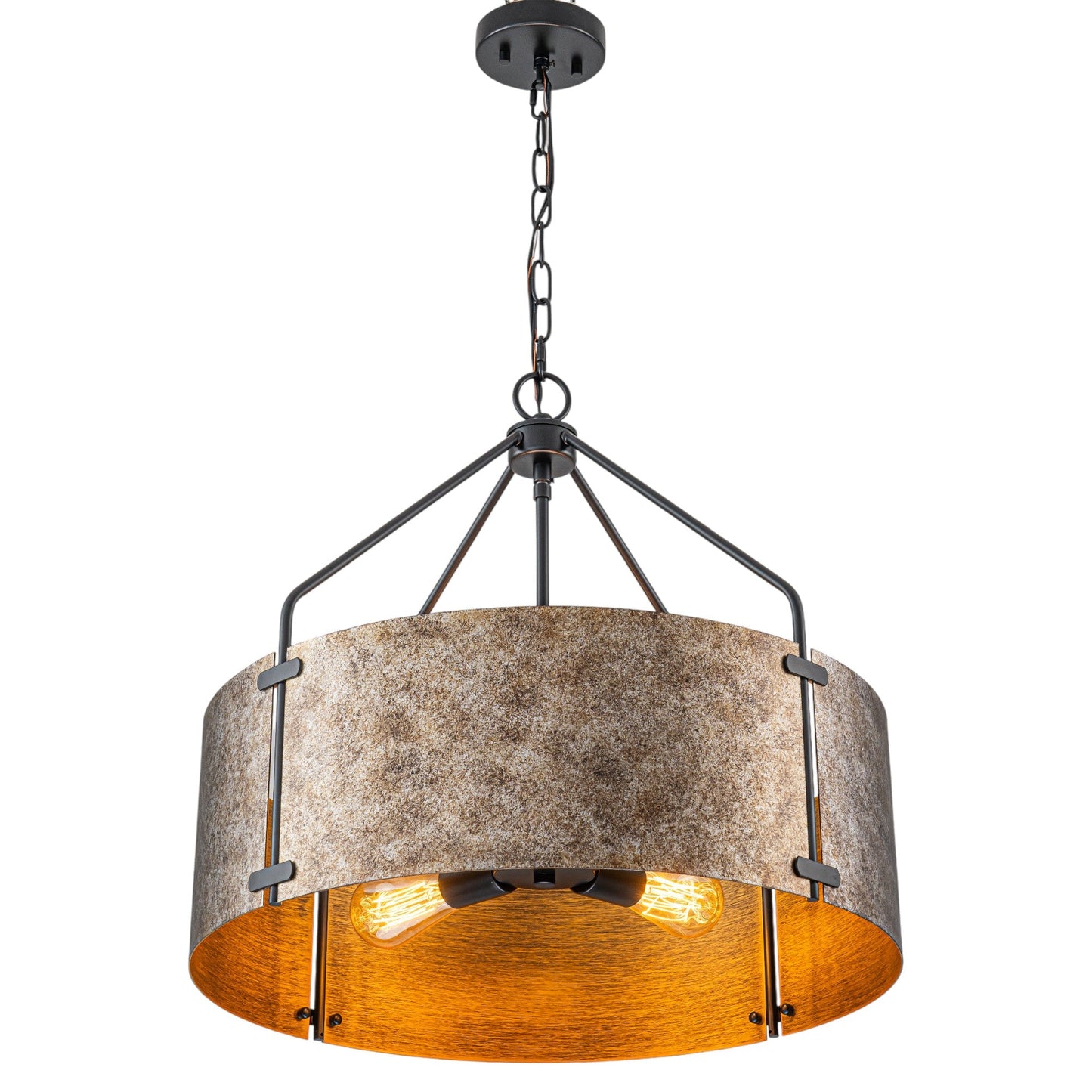 Ruston Industrial Drum Pendant Light