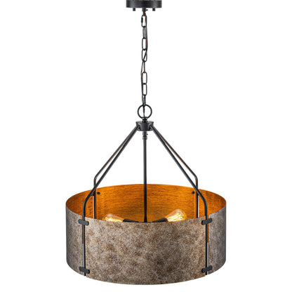 Ruston Industrial Drum Pendant Light