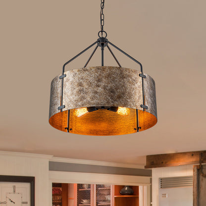 Ruston Industrial Drum Pendant Light