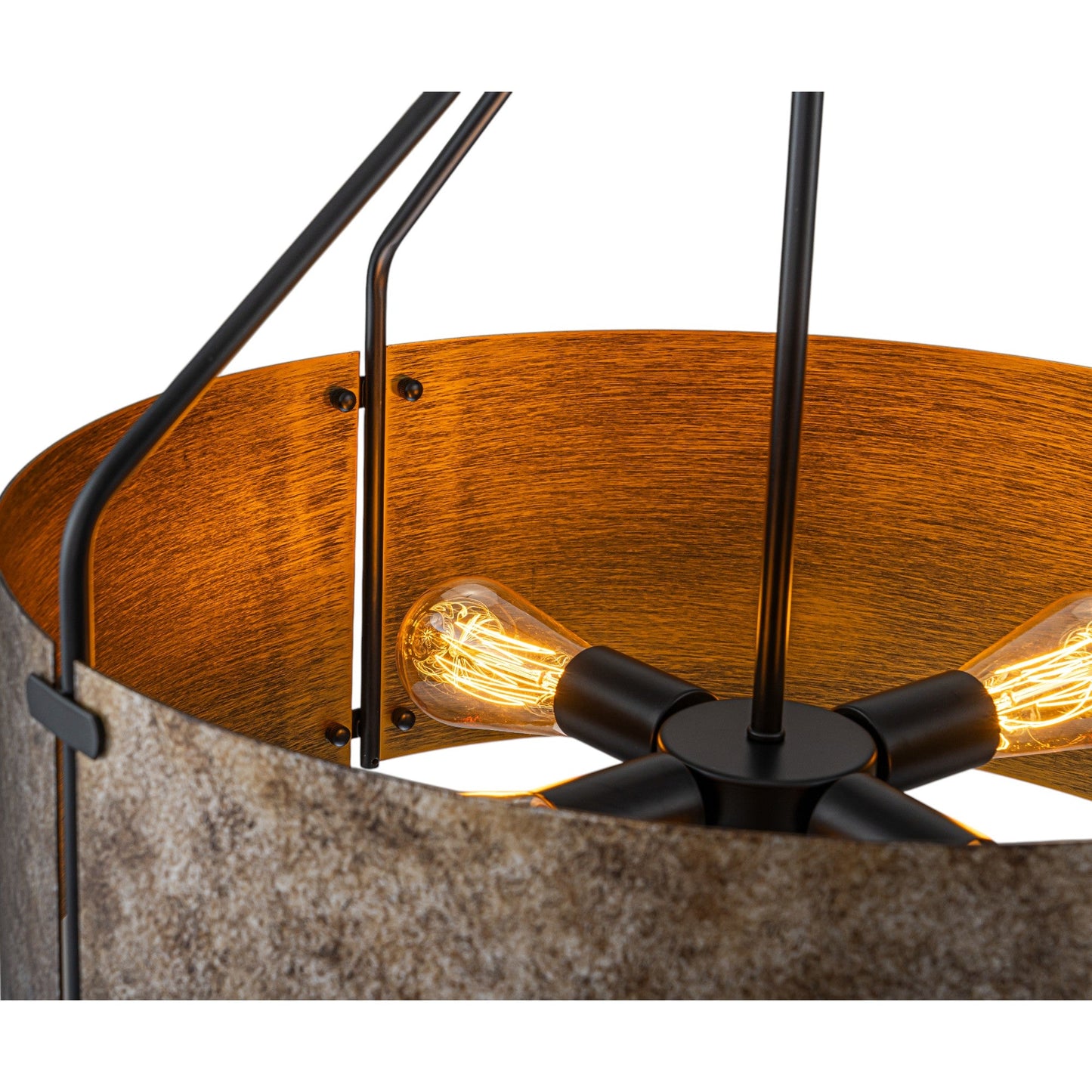 Ruston Industrial Drum Pendant Light