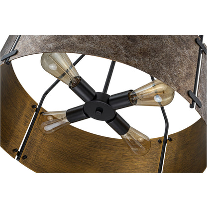 Ruston Industrial Drum Pendant Light