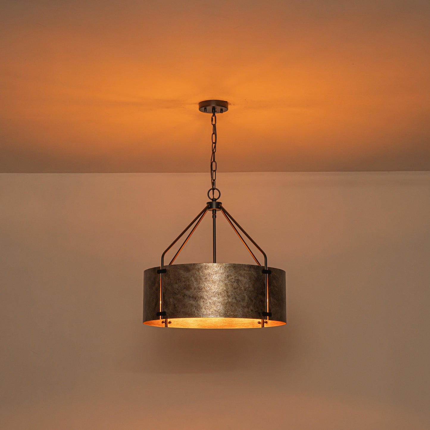 Ruston Industrial Drum Pendant Light