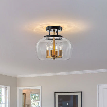 Glasyn Drum Ceiling Light