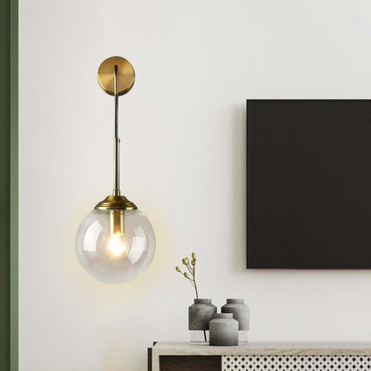 Glasora Nordic Glass Globe Wall Light