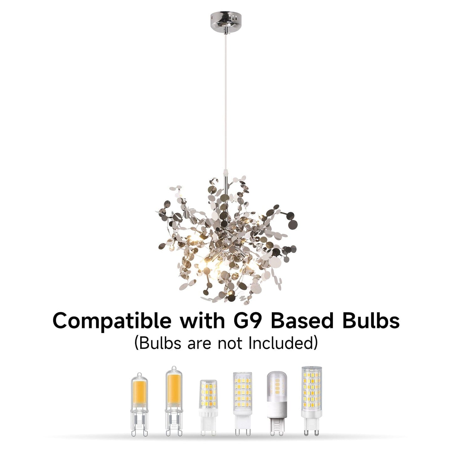 Flora Metallic Chandelier