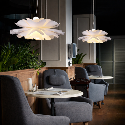 Modern Floral Acrylic Pendant Light