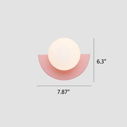 Color Pop Globe Wall Sconce Light