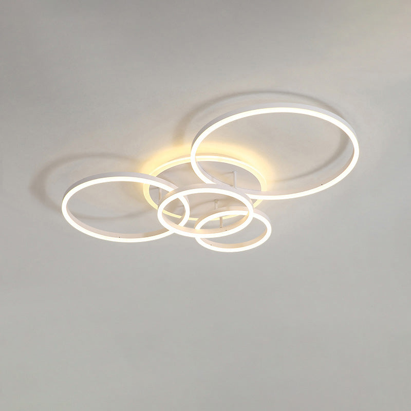 Modern Ring LED Flush Mount Ceiling Light