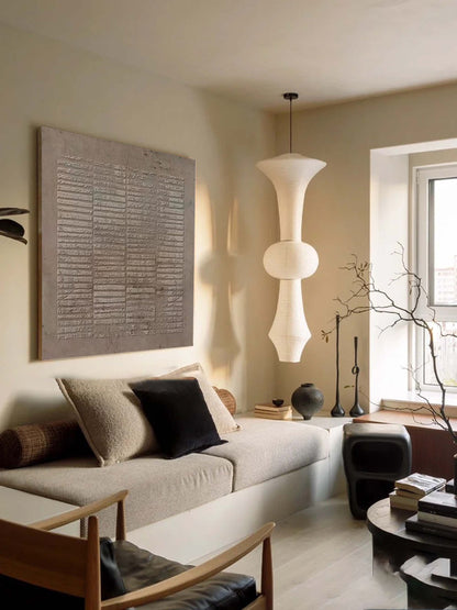 Textured Grid Canvas Painting