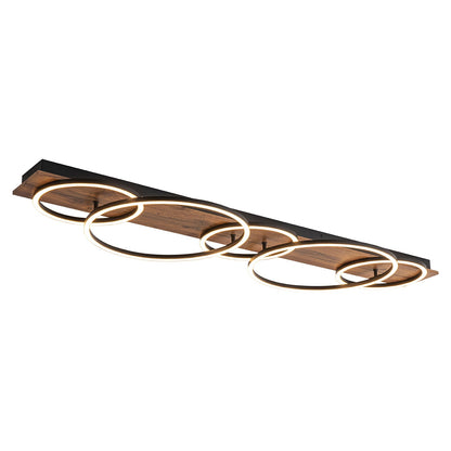 Circulo Wood LED Ceiling Light