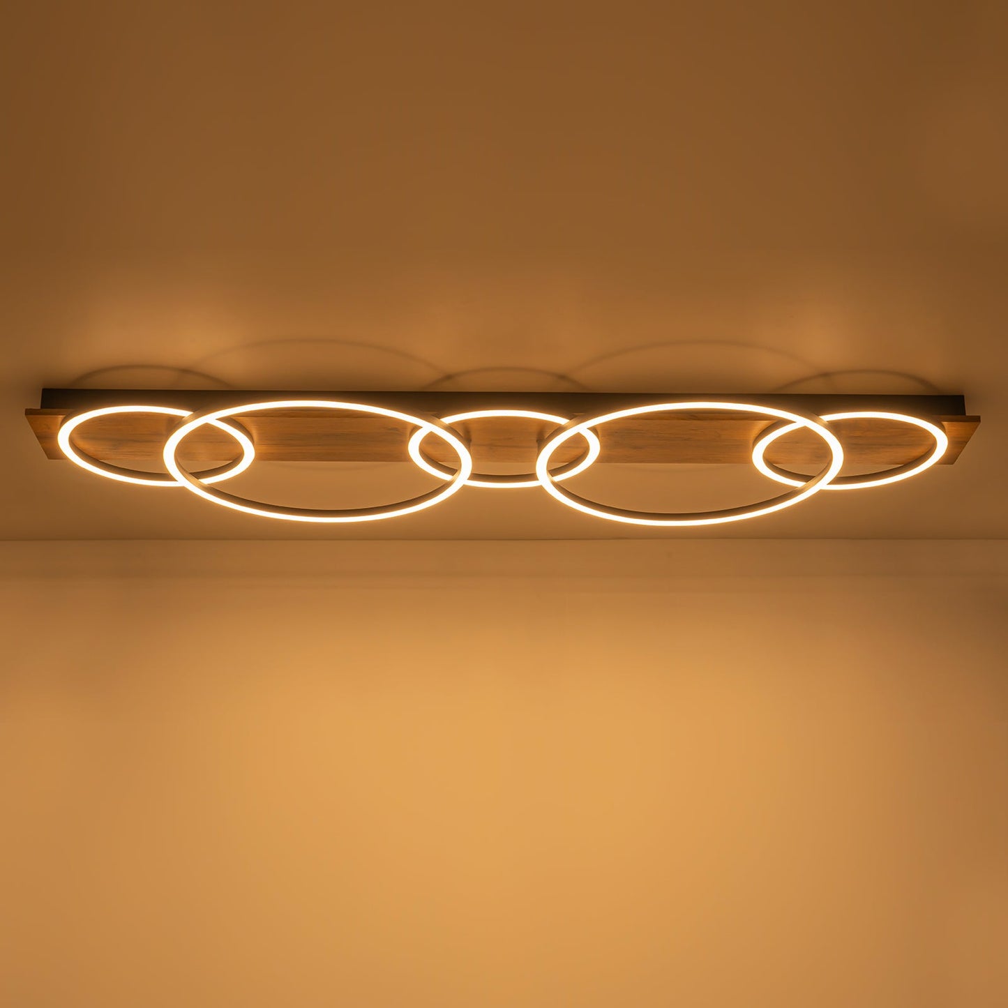 Circulo Wood LED Ceiling Light