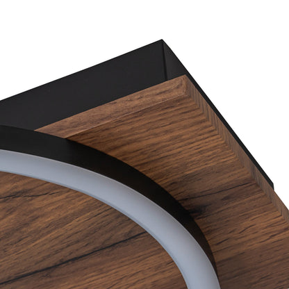 Circulo Wood LED Ceiling Light