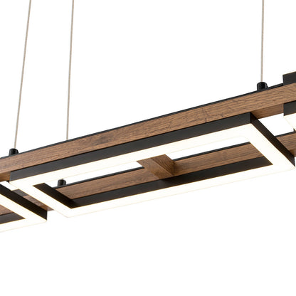 Linea Wood LED Pendant Light