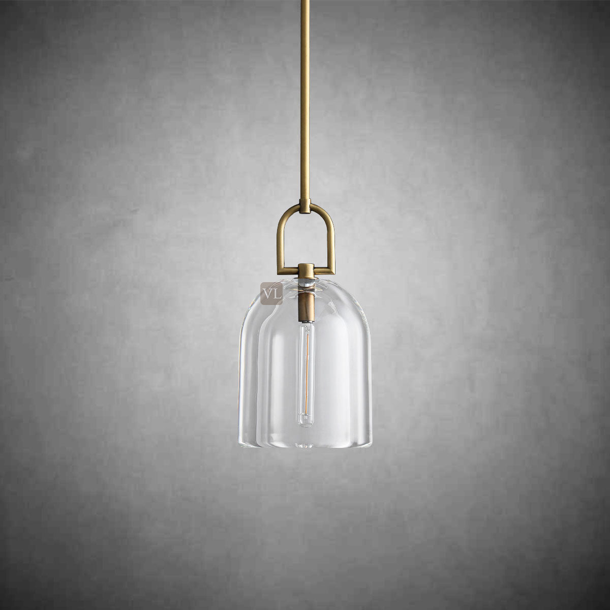 Bell Glass Pendant Light