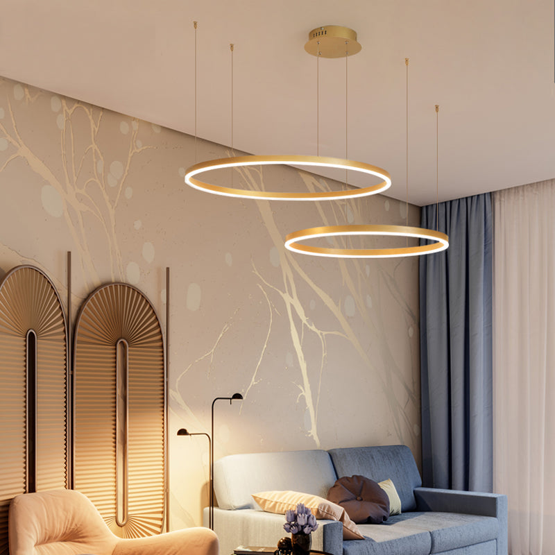 LED Ring Pendant Light