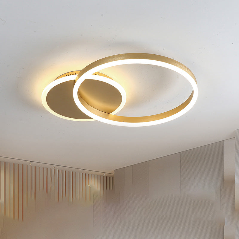 Modern Ring LED Flush Mount Ceiling Light