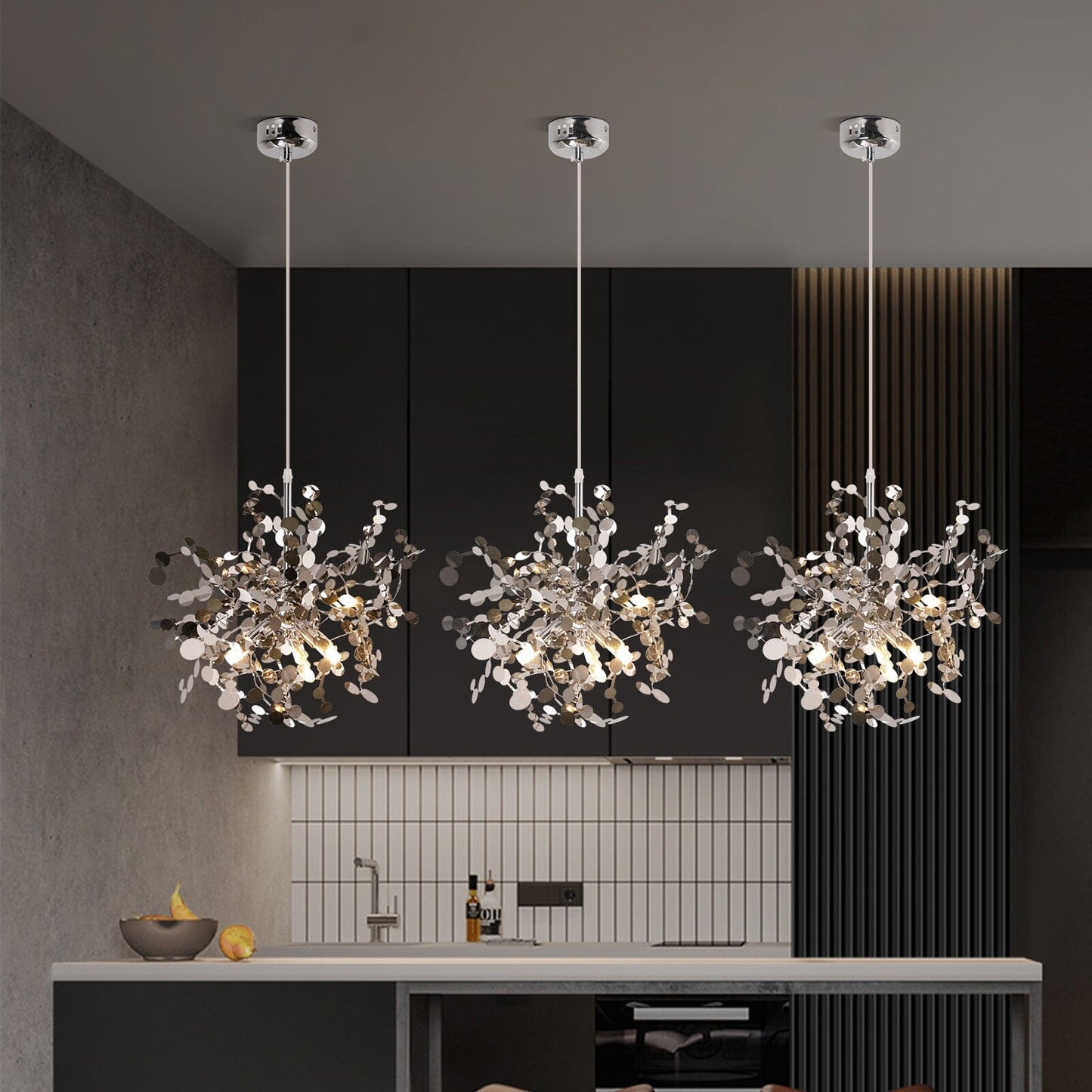 Flora Metallic Chandelier