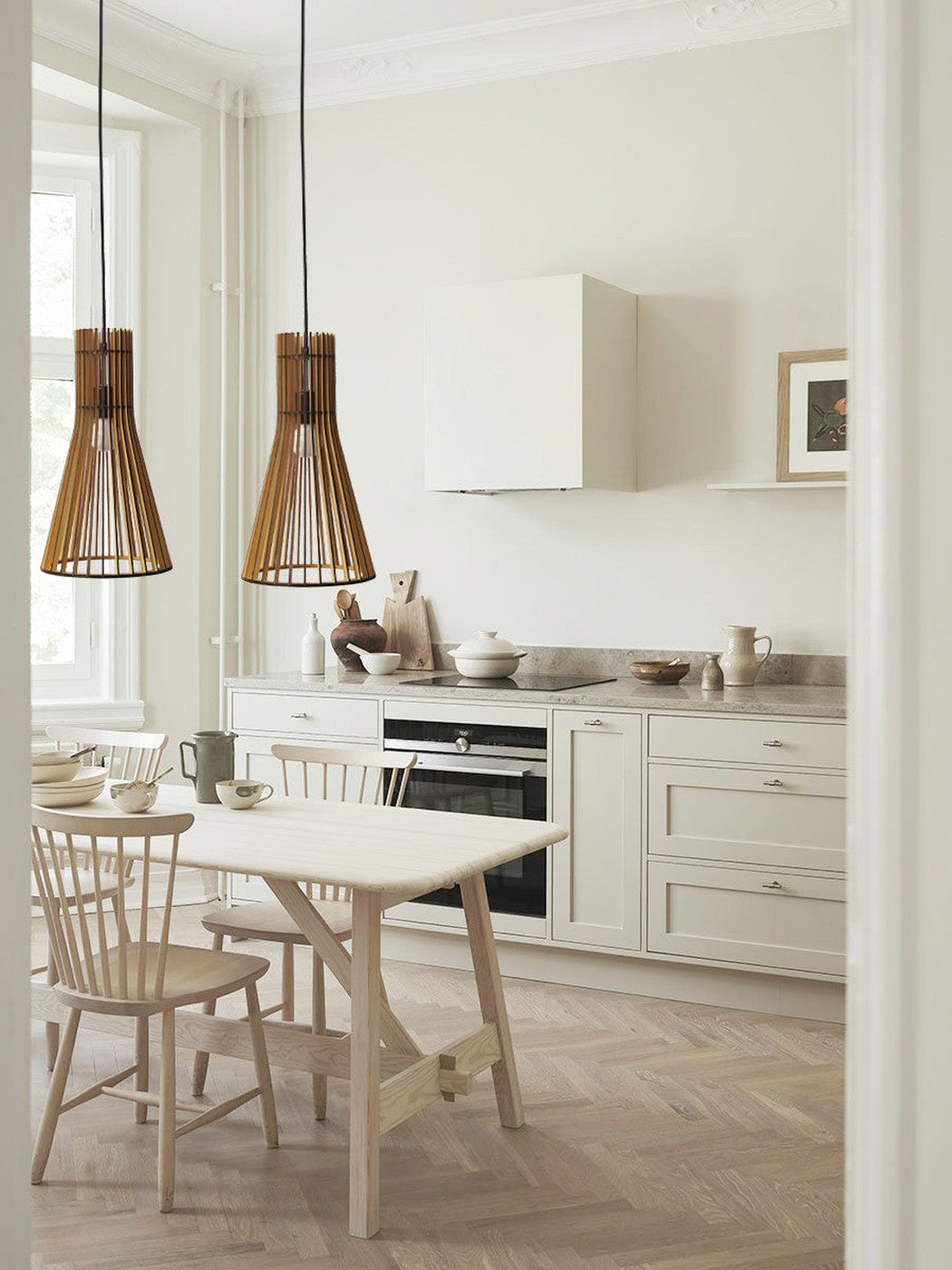 Tredo Wood Pendant Light
