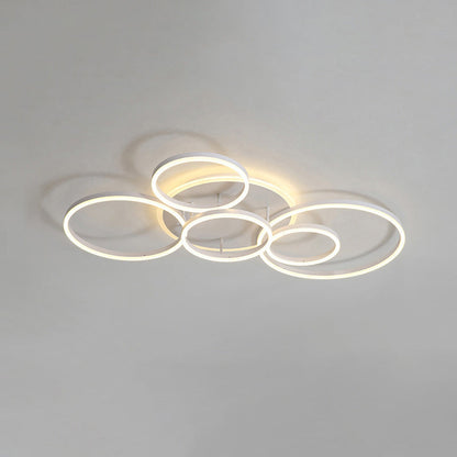 Modern Ring LED Flush Mount Ceiling Light