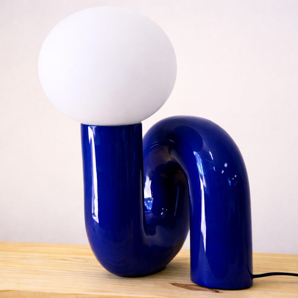 Whimsical Spiral Table Lamp