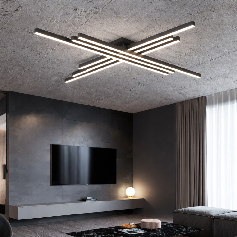 WOMO Simple Low Profile Flush Mount Ceiling Light-WM1004