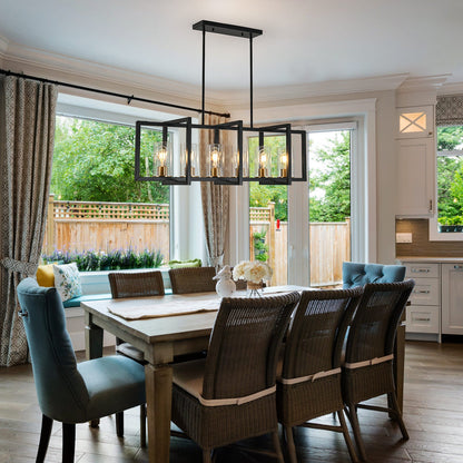 Havenridge 6-Light Linear Cage Pendant Light
