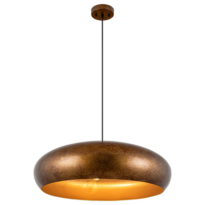 Aurelius Oversized Gold Dome Pendant Light