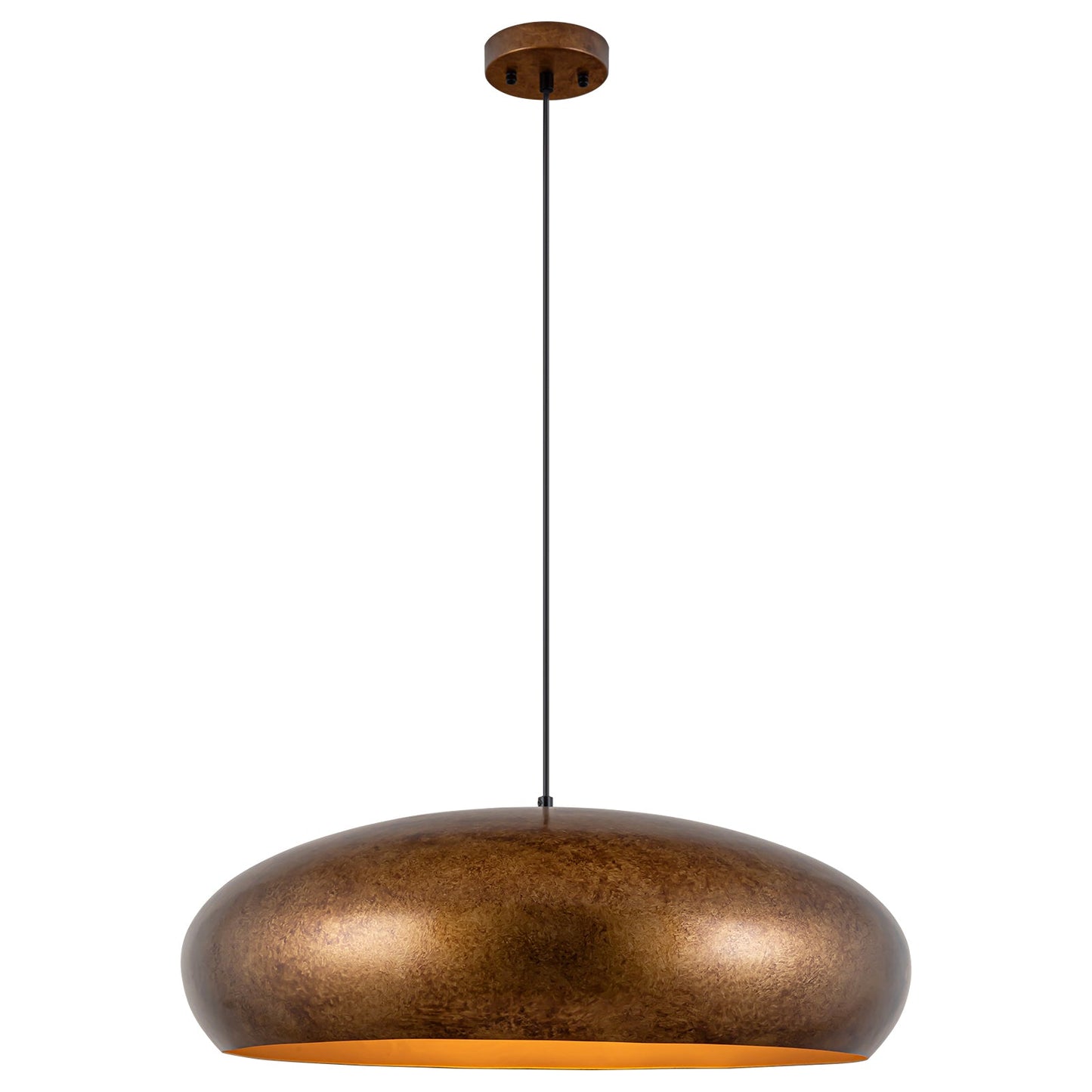 Aurelius Oversized Gold Dome Pendant Light