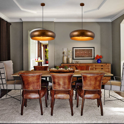 Aurelius Oversized Gold Dome Pendant Light