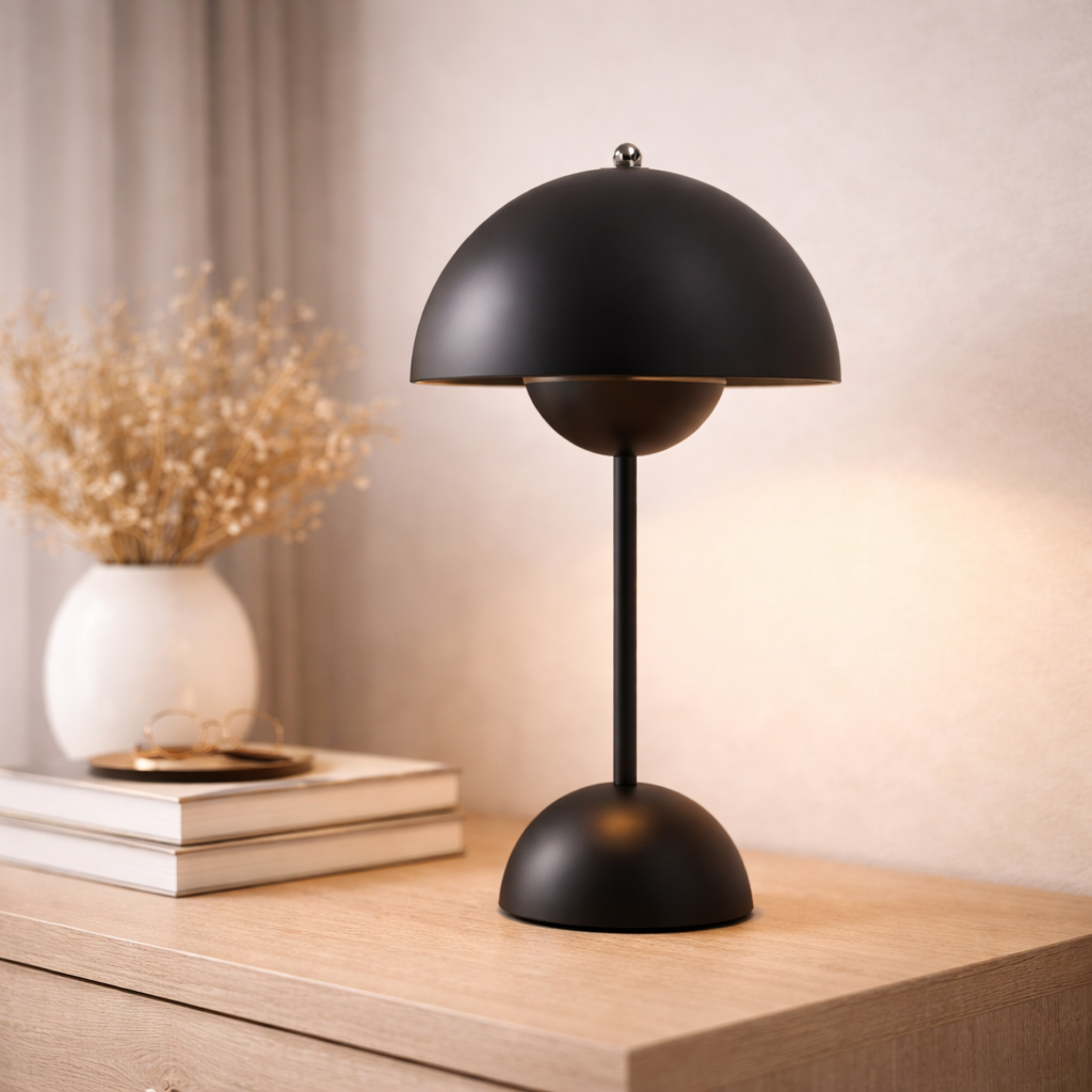 Mini Flowerpot Cordless Table Lamp With Touch Sensor