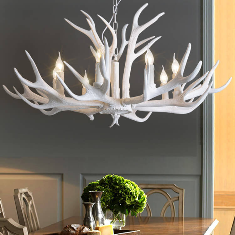 Rustic Antler Style Chandelier Light
