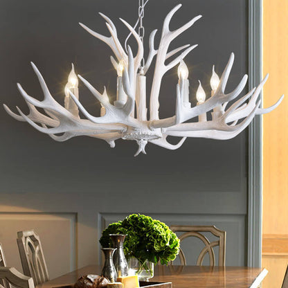 Rustic Antler Style Chandelier Light