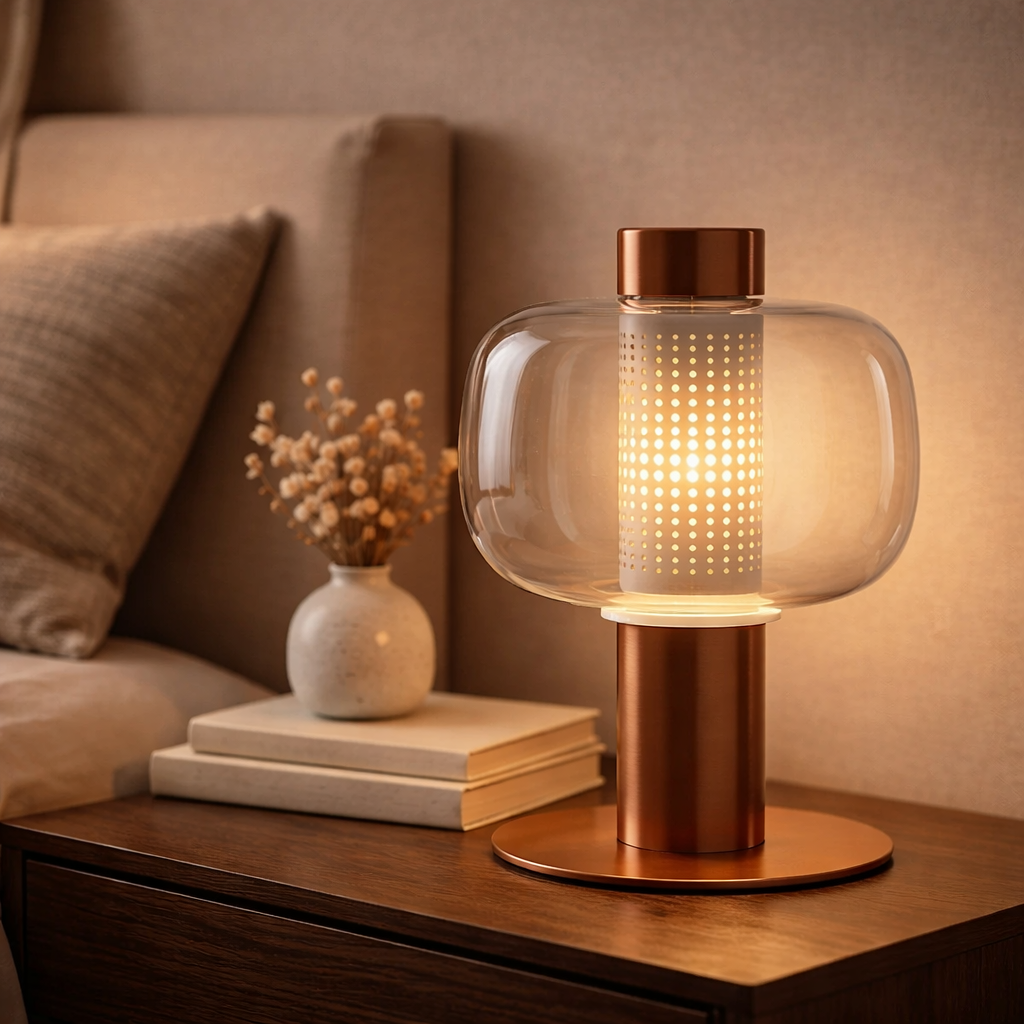 Ambra Glass Table Lamp